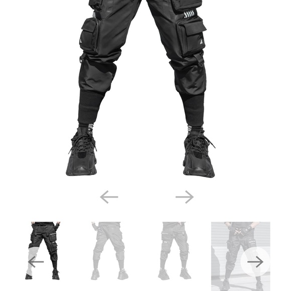 CG-Type 11R Black Cargo Pants - Picture 1 of 4